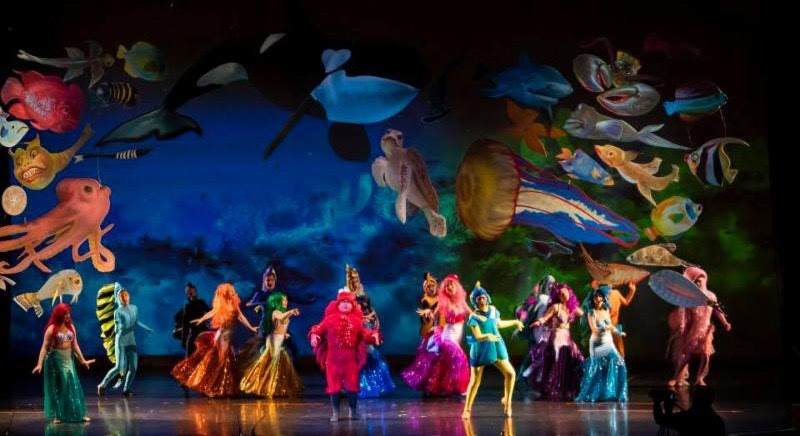 Children's Theatre of Richmond production of little mermaid jr - set design by michael abraham