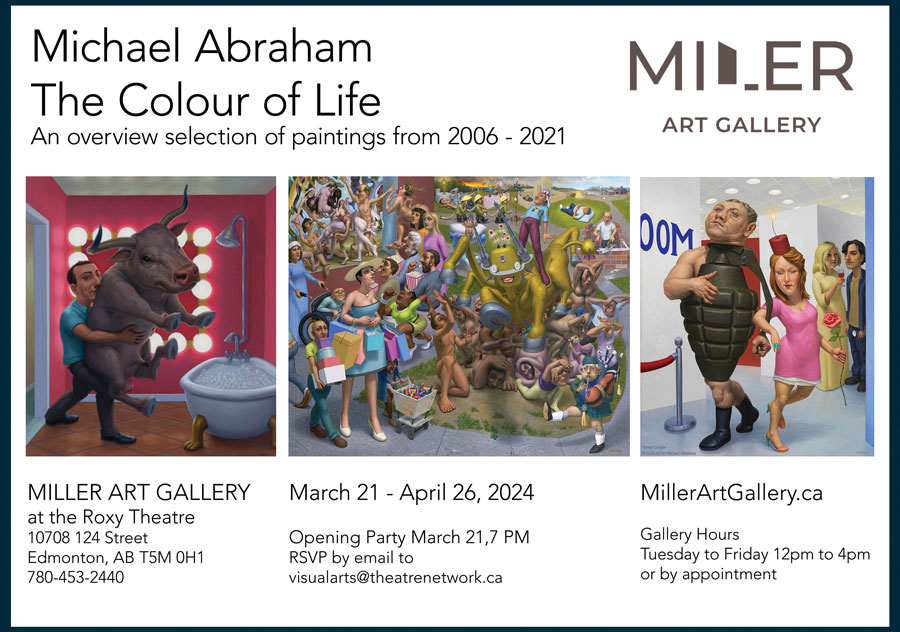'Colour of Life' - Miller Art Gallery, Edmonton, Mar- April 2024
